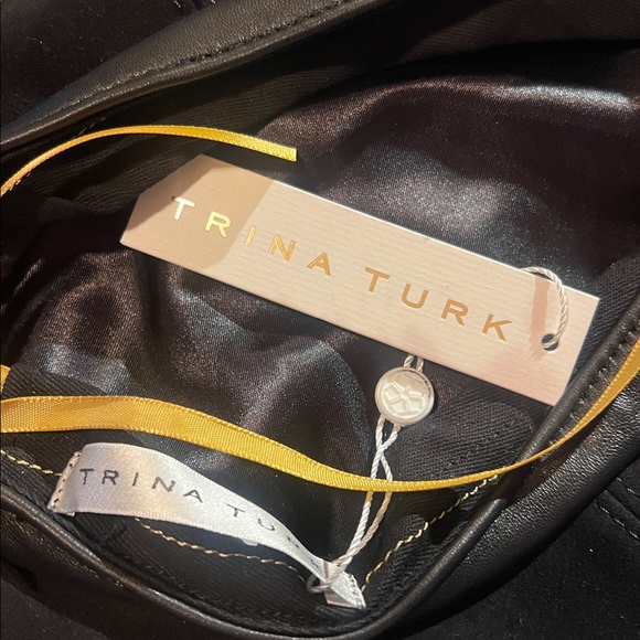 Anthropologie & Trina Turk Providence Beret / suede & leather - NWT main image 4